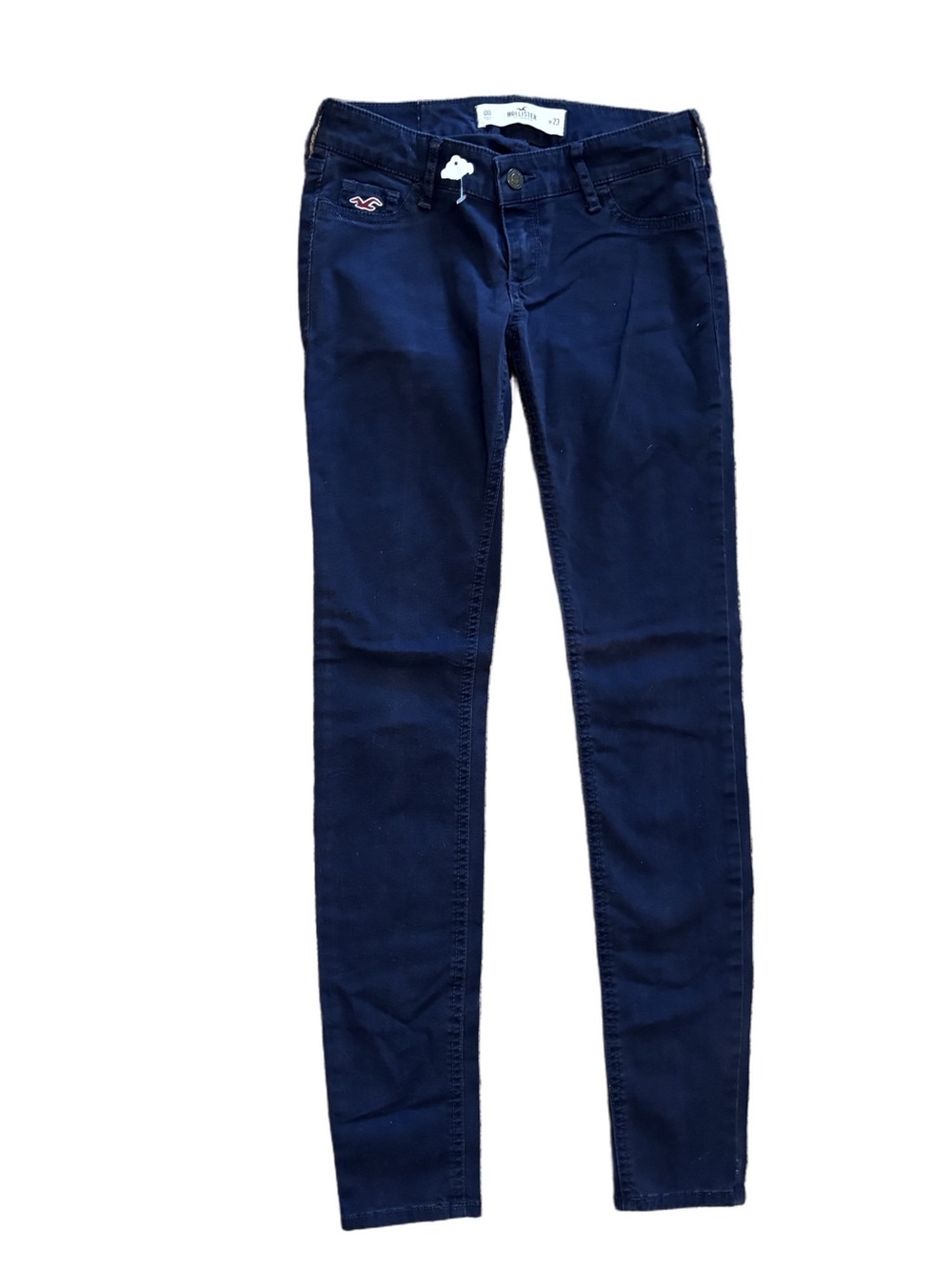 NWT Hollister Skinny Jeans - Dark Wash Navy - 23/ 00 - Picture 1 of 4